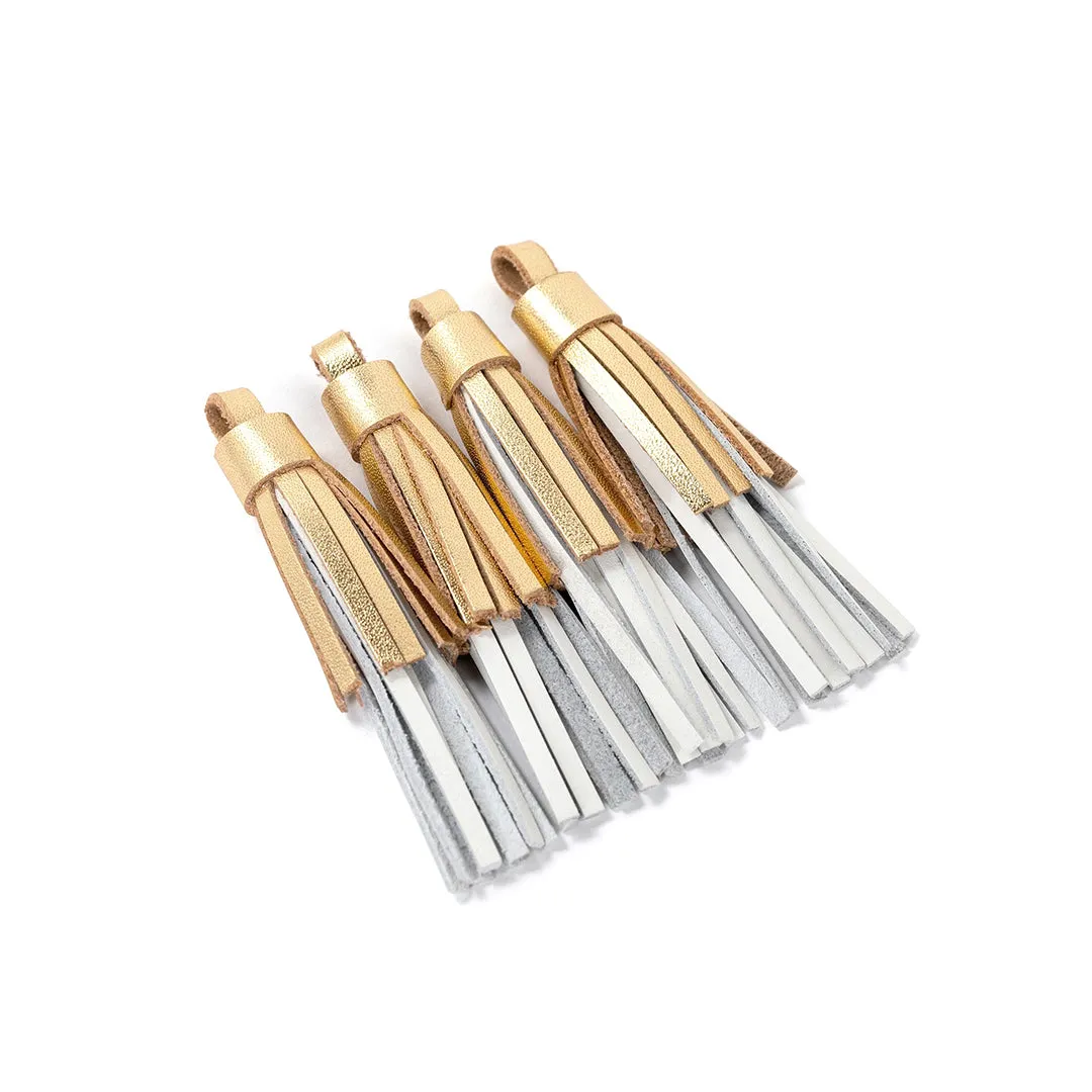 Tassel Soft Gold White