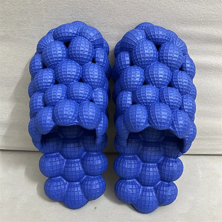 TikTok TRENDY Massage Rhinestone Bubble Slippers