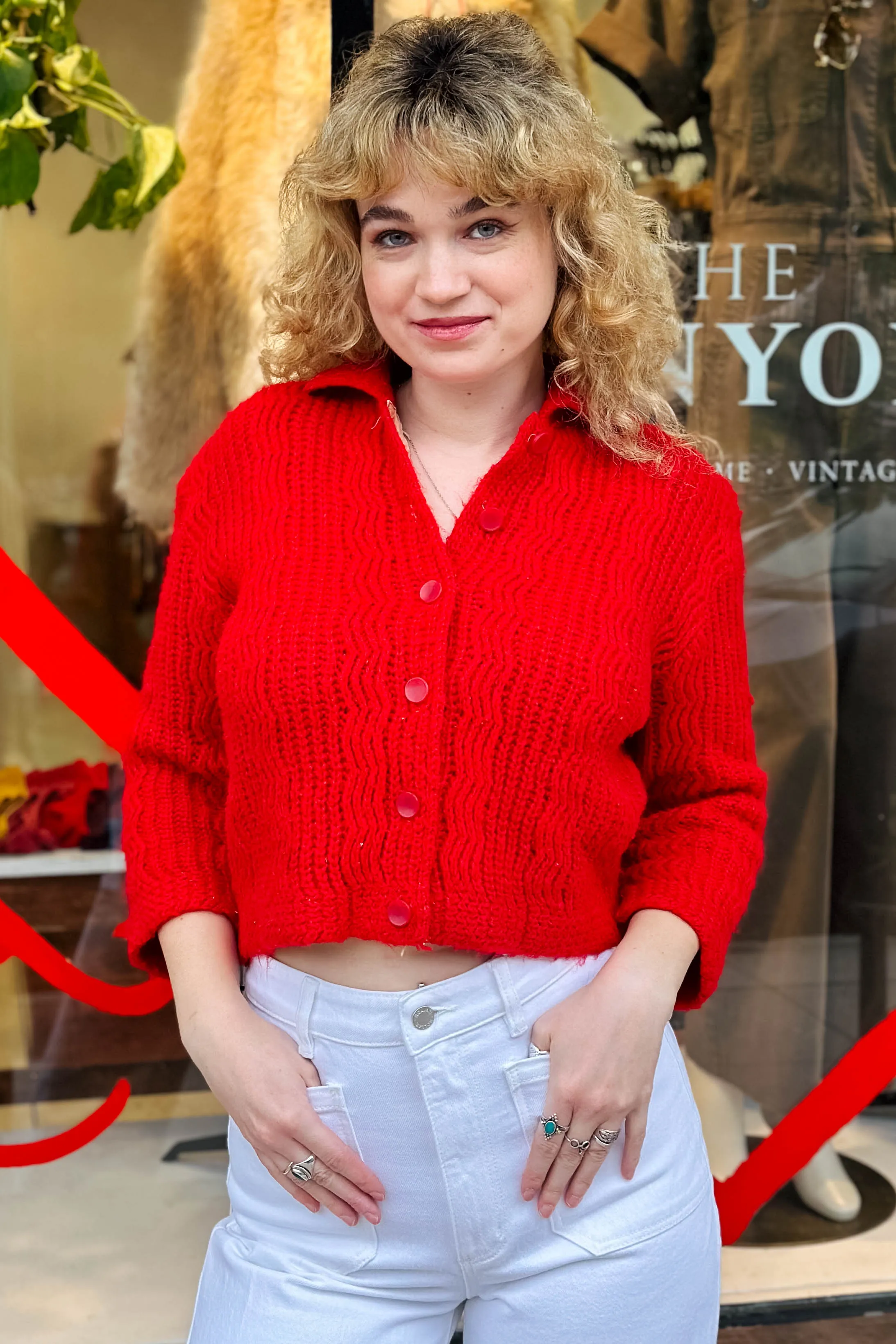 Vintage Audrey Wool Cardigan