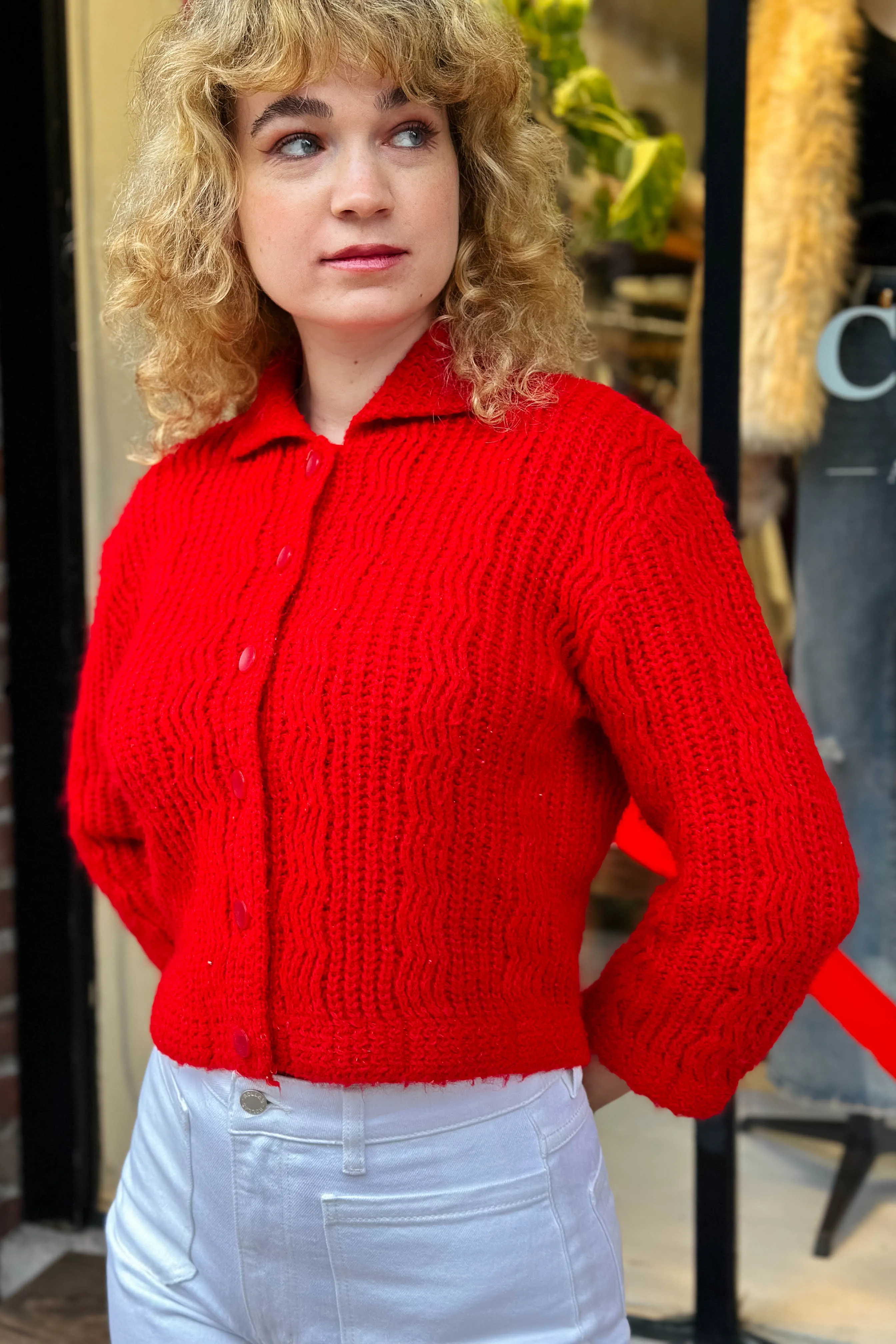Vintage Audrey Wool Cardigan