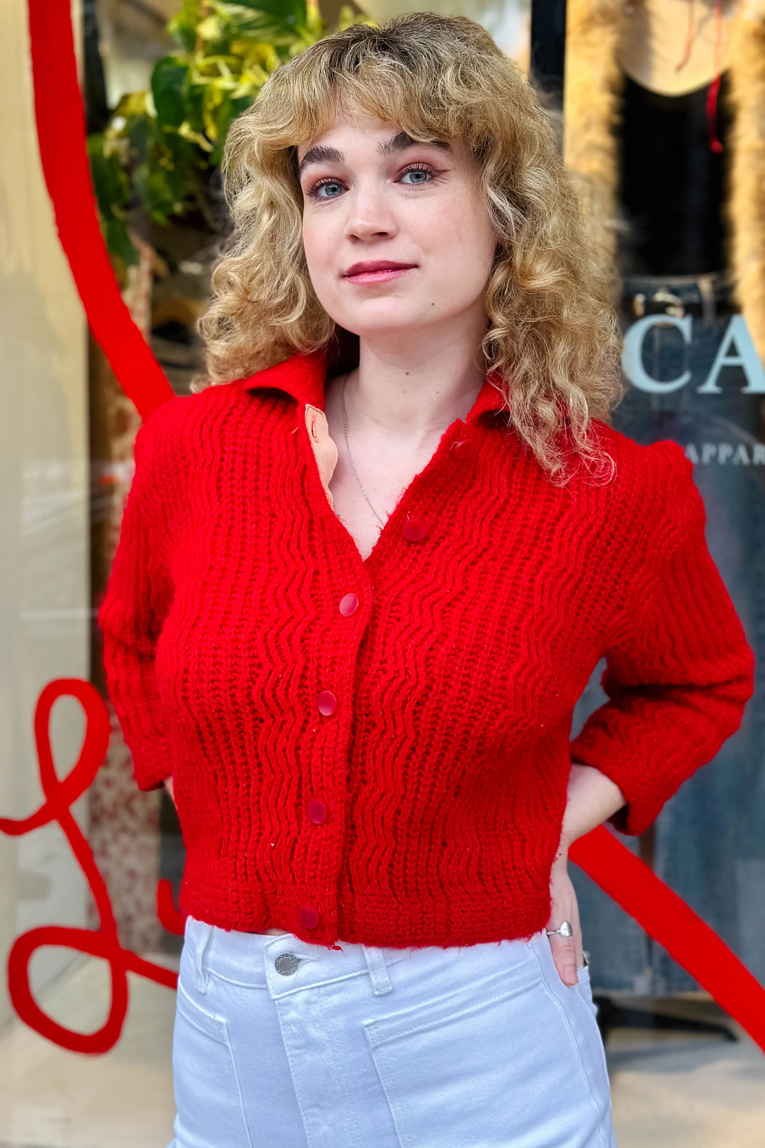 Vintage Audrey Wool Cardigan