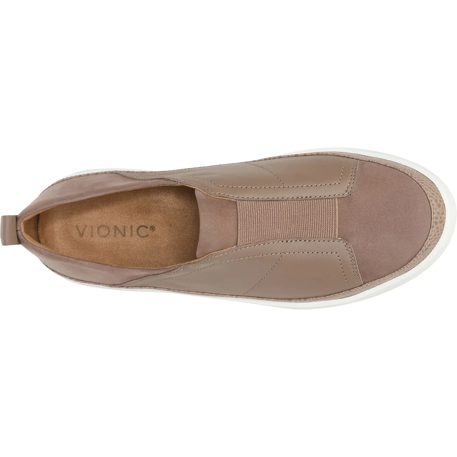 Women's Vionic Zinah Brownie Leather/Nubuck