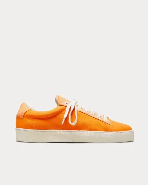 ZSPRT Toile Coton Orange Clair Low Top Sneakers