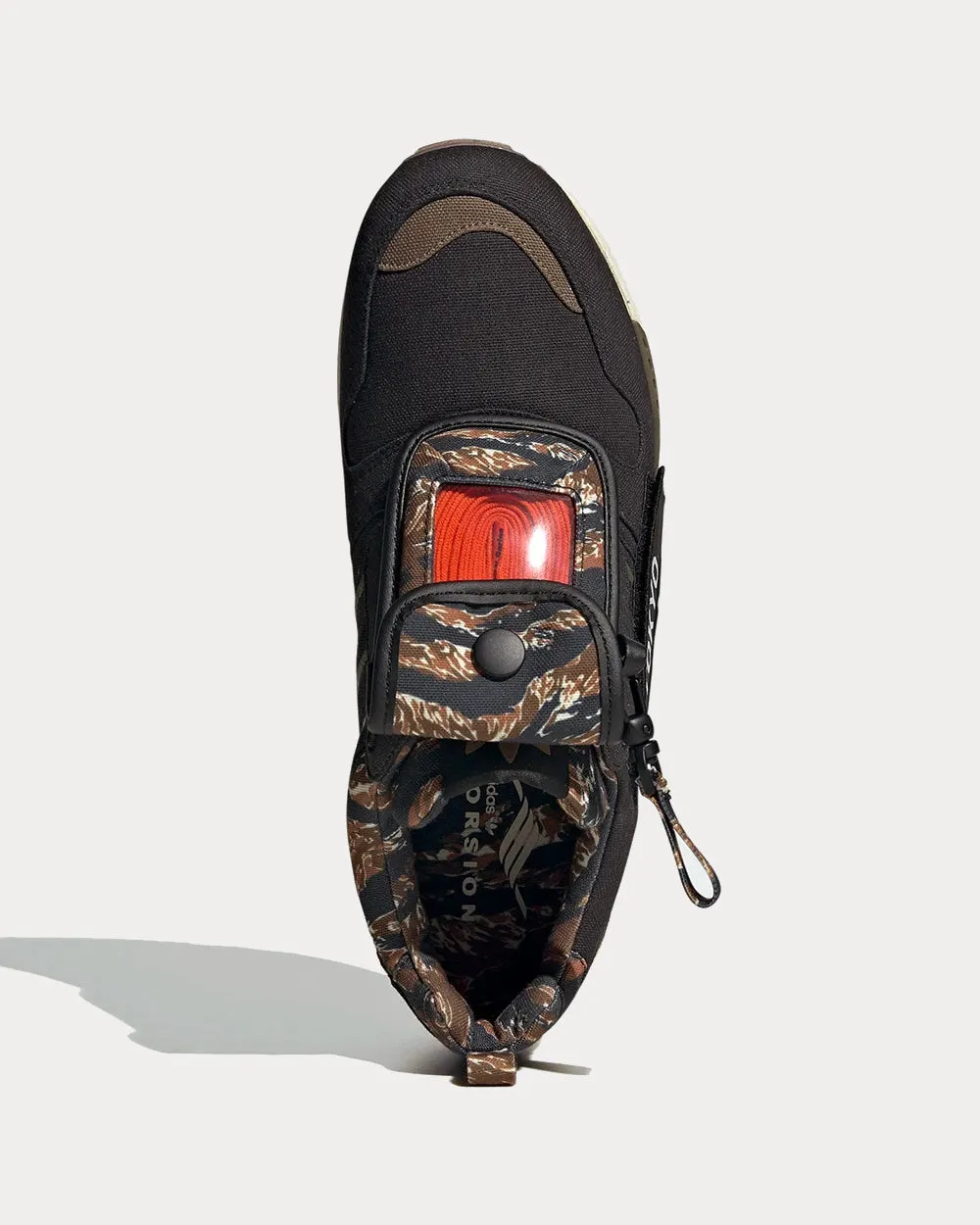 ZX 8000 Out There Core Black / Orange Low Top Sneakers